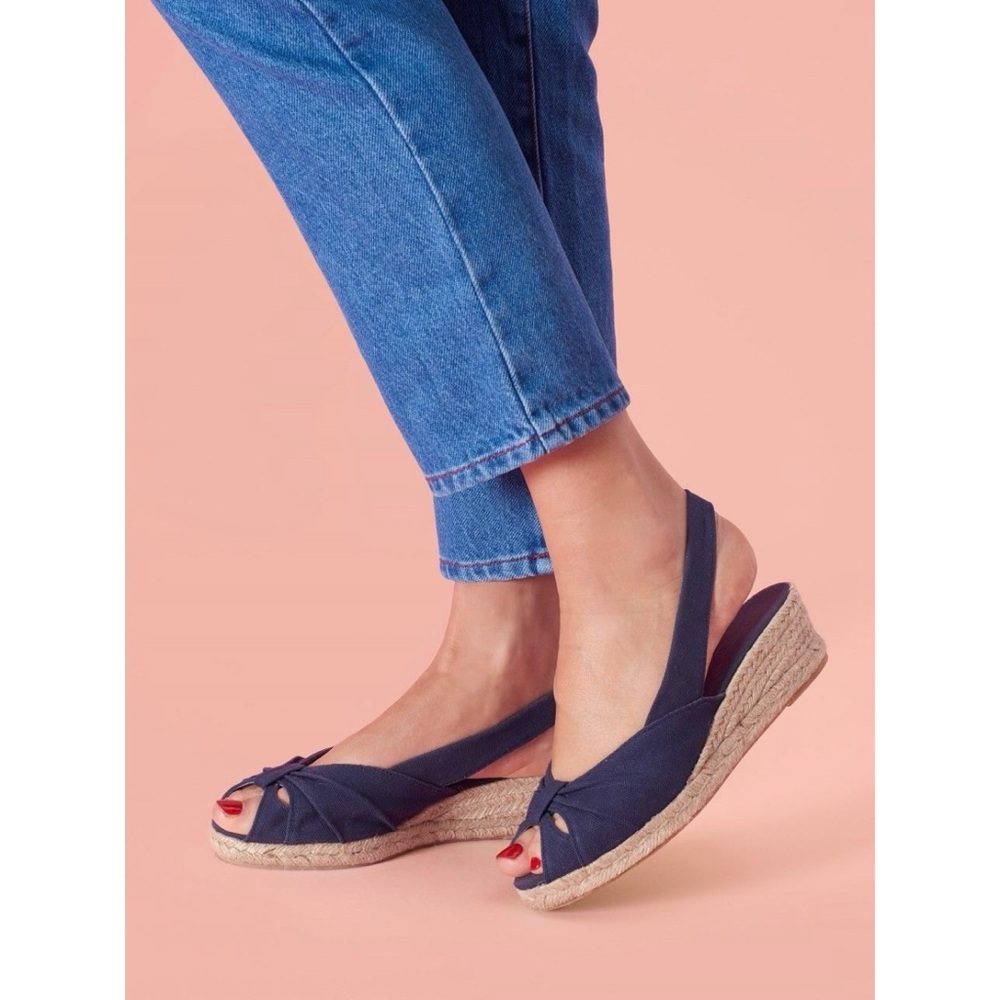 Rouje Estelle Espadrilles in Denim Blue